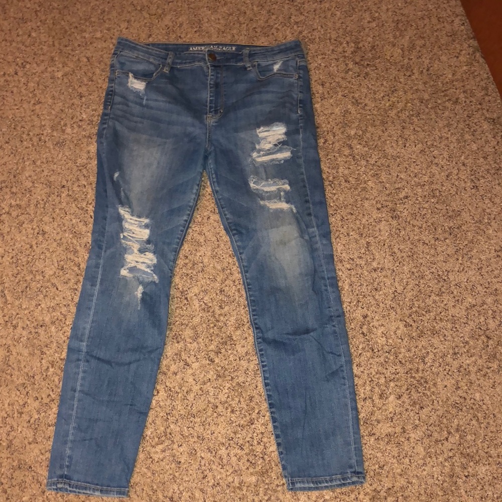 American eagle jeans. Size 14. Super stretch x